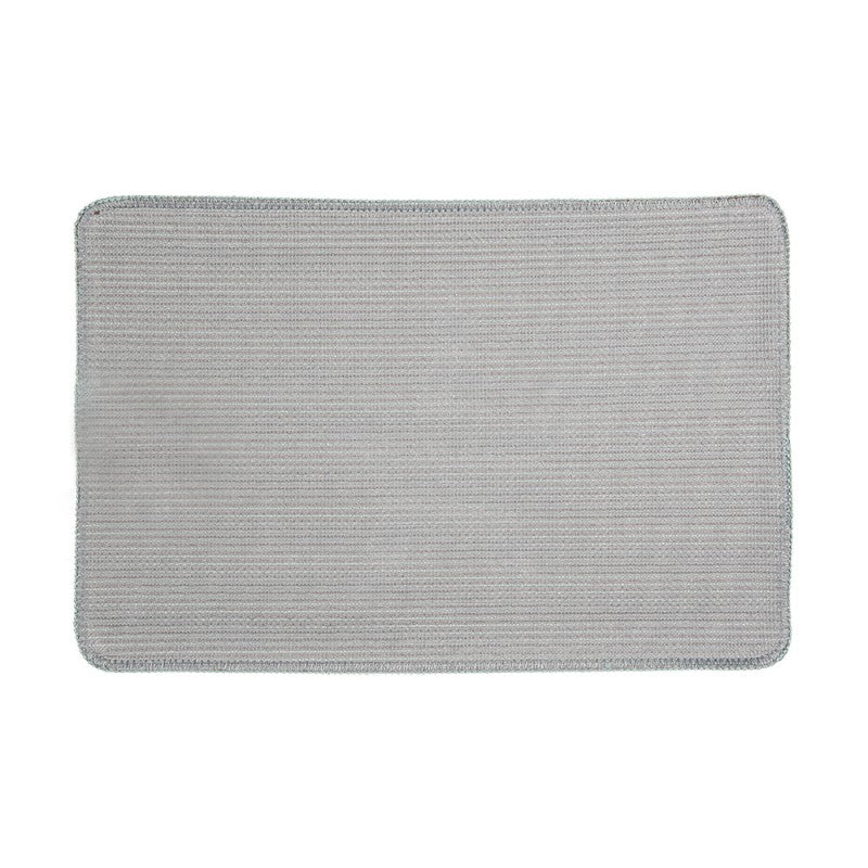 Badmat 78x48x1 cm Blauw Polyester Hart
