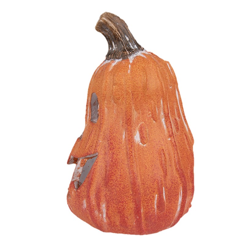 Decoratie Pompoen 11x10x18 cm Oranje Keramiek