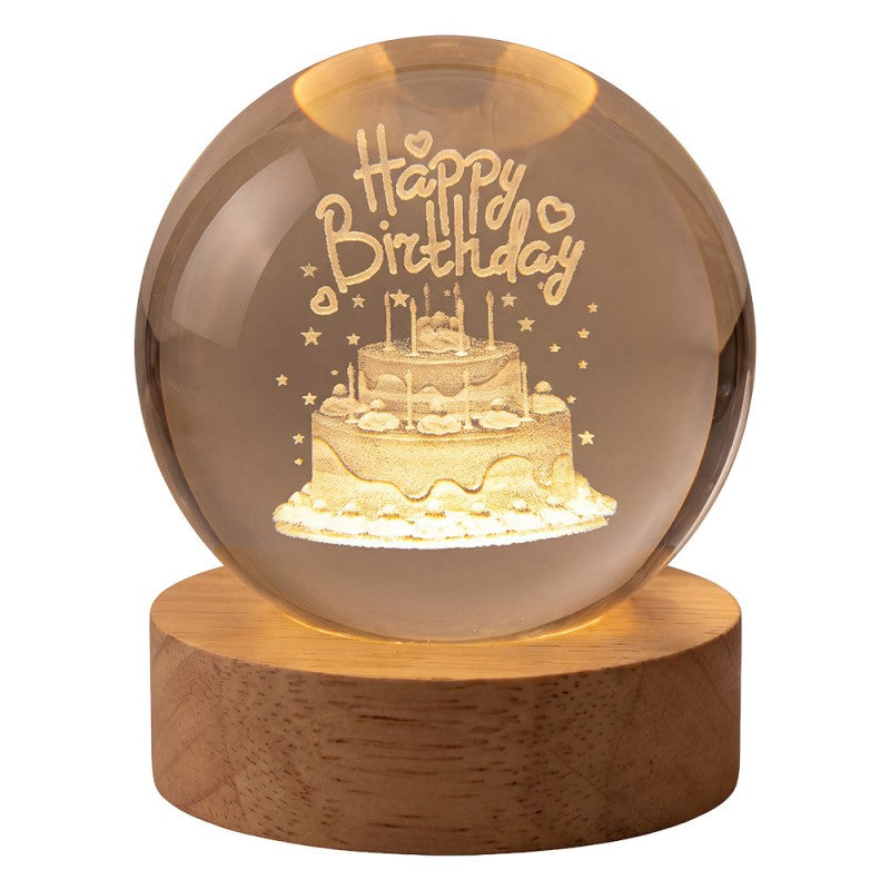 Tafellamp Bruin Hout