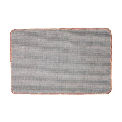 Badmat 58x38x1 cm Roze Polyester Hart
