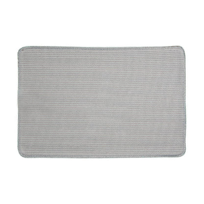 Badmat 78x48x1 cm Blauw Polyester Hart