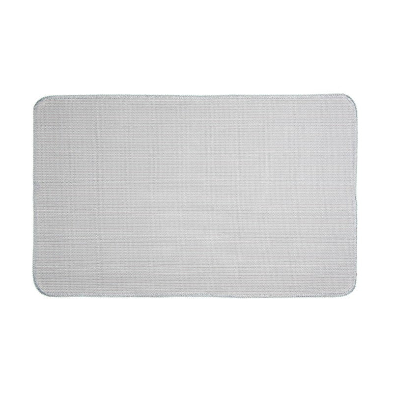 Badmat 78x48x1 cm Blauw Polyester Ster