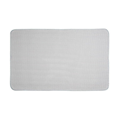 Badmat 78x48x1 cm Blauw Polyester Ster