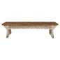Bankje 169x36x46 cm Bruin Hout