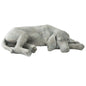 Beeld Hond 58x35x15 cm Grijs Polyresin Woonaccessoires