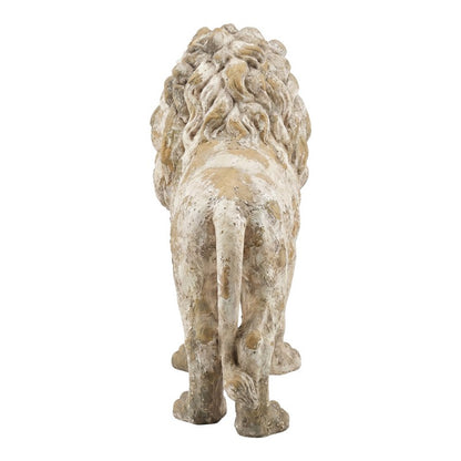 Beeld Leeuw Beige Keramisch materiaal Decoratie Beeld