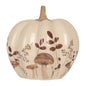 Beeld Pompoen Ø 18x18 cm Beige Keramiek