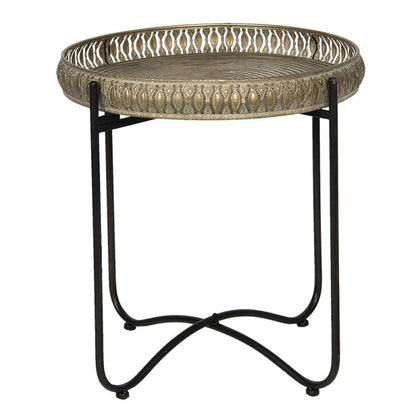 Bijzettafel Ø 49x52 cm Koperkleurig IJzer
