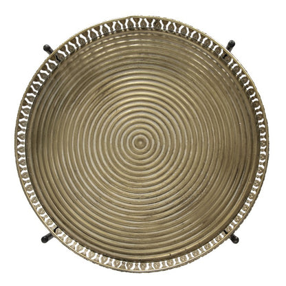 Bijzettafel Ø 49x52 cm Koperkleurig IJzer