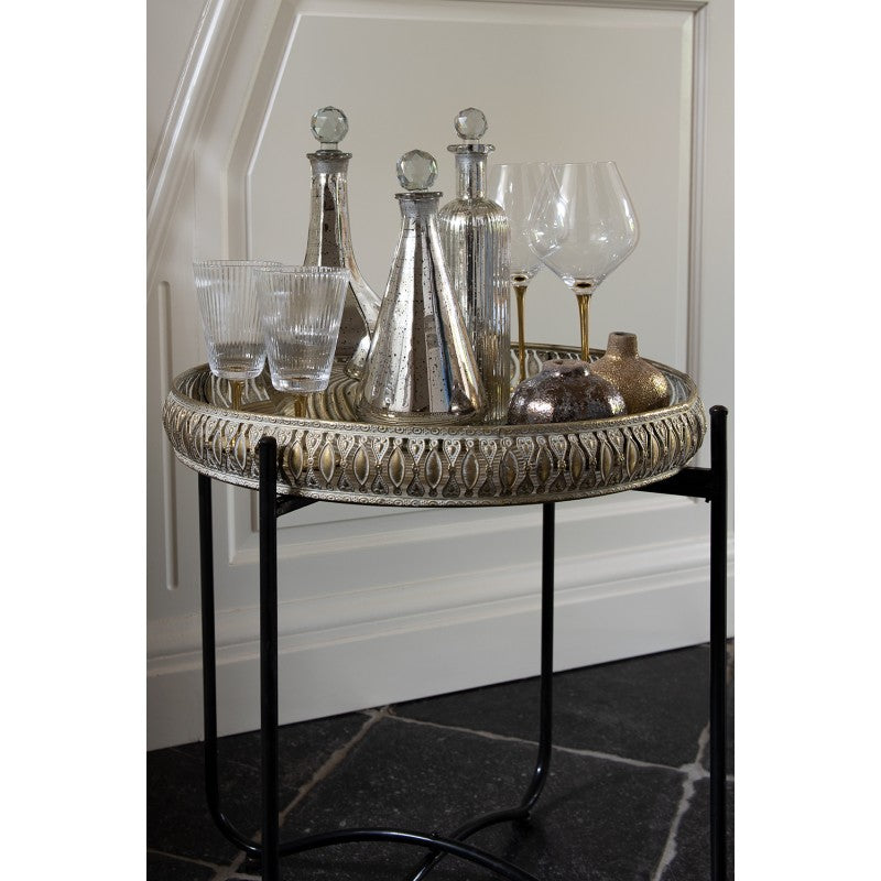 Bijzettafel Ø 49x52 cm Koperkleurig IJzer