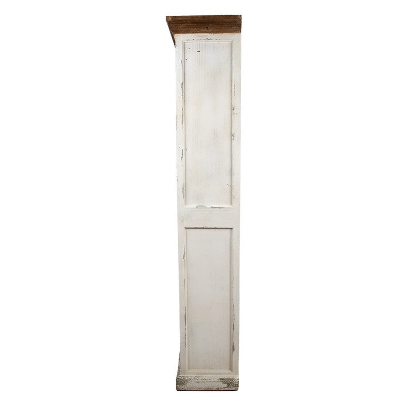 Boekenkast 120x36x195 cm Wit Hout Kast