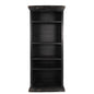 Boekenkast Verstelbare Planken 80x36x195 cm Zwart Hout