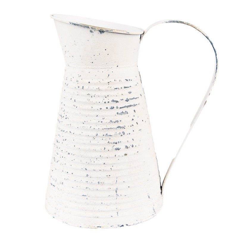 Decoratie Kan 20x15x24 cm Beige IJzer Woonaccessoires