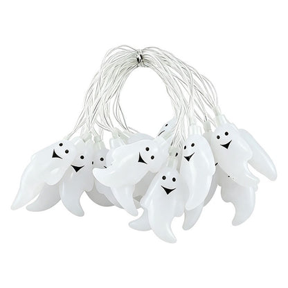 Decoratie halloween slinger Wit Kunststof