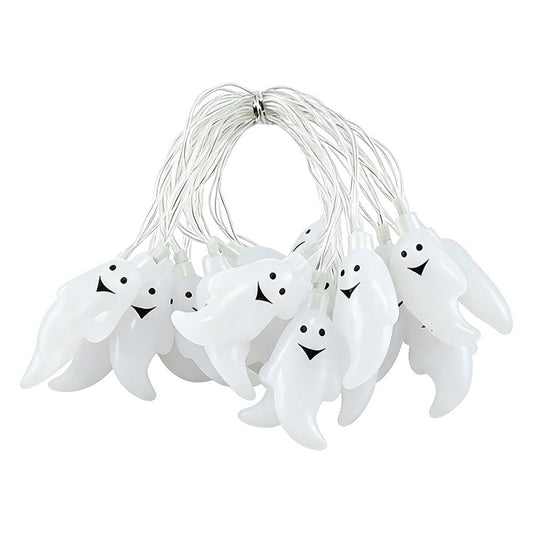 Decoratie halloween slinger Wit Kunststof