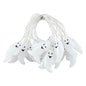 Decoratie halloween slinger Wit Kunststof