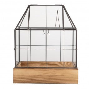 Decoratie Kweekkastje 26x17x32 cm Transparant Glas