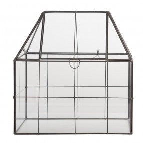Decoratie Kweekkastje 26x17x32 cm Transparant Glas