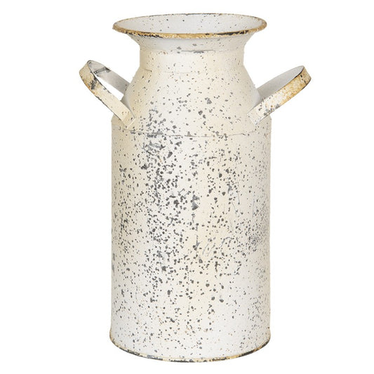 Decoratie Melkbus 15x11x23 cm Beige Grijs IJzer Melkkan