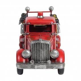 Decoratie Model Brandweerauto Rood Metaal