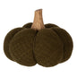 Decoratie Pompoen 13 cm Groen Polyester Woondecoratie