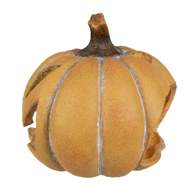Decoratie Pompoen 15x14x13 cm Oranje Keramiek