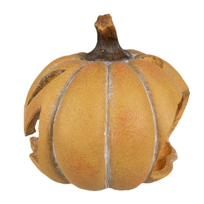 Decoratie Pompoen 15x14x13 cm Oranje Keramiek