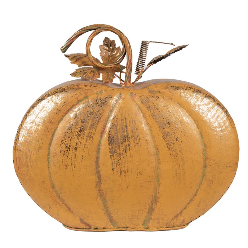 Decoratie Pompoen 34x15x32 cm Oranje Metaal