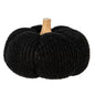 Decoratie Pompoen Ø 20x14 cm Zwart Polyester