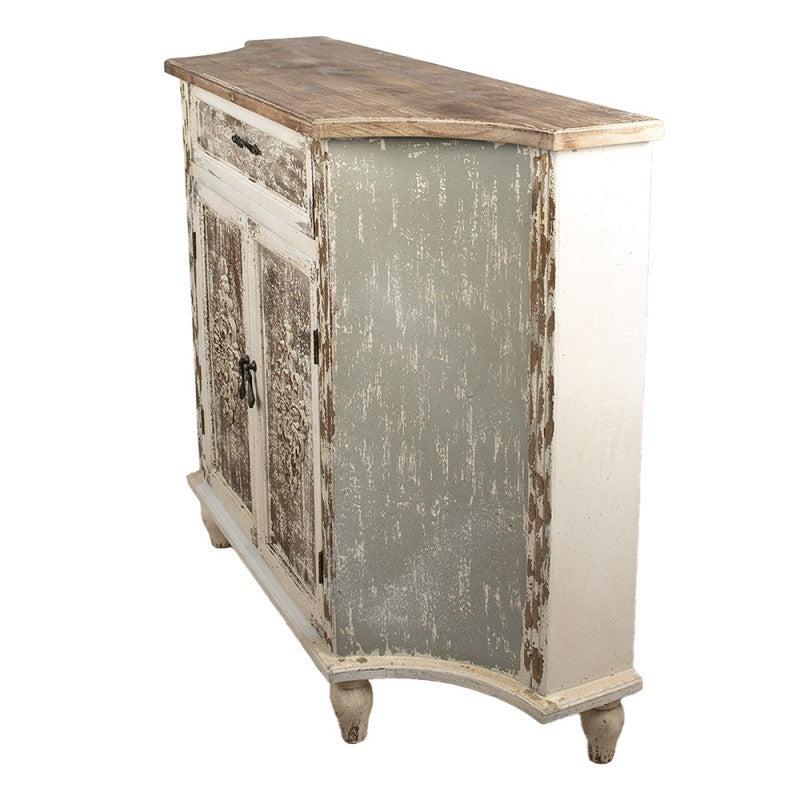Dressoir 120x40x97 cm Bruin Grijs Hout Wandkast