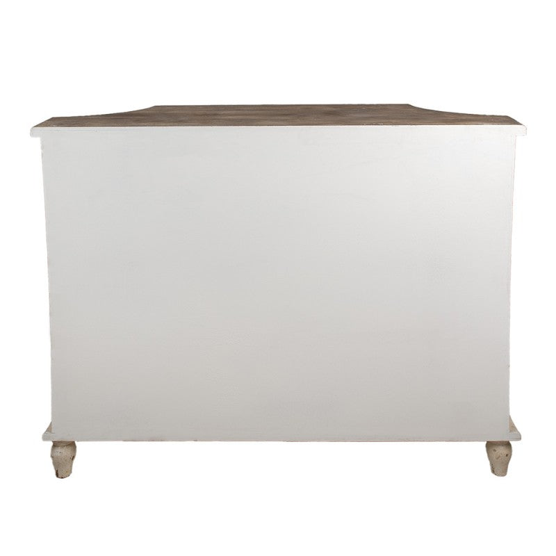 Dressoir 120x40x97 cm Bruin Grijs Hout Wandkast