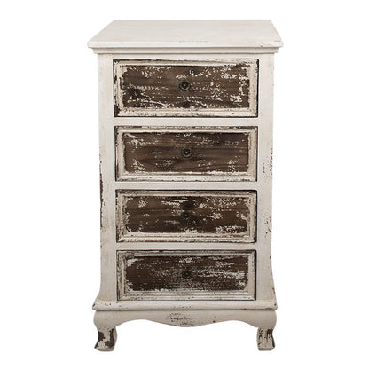 Dressoir 44x35x81 cm Beige Hout Ladekast