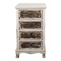 Dressoir 44x35x81 cm Beige Hout Ladekast