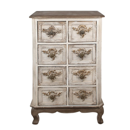 Dressoir 60x37x100 cm Beige Hout Ladekast