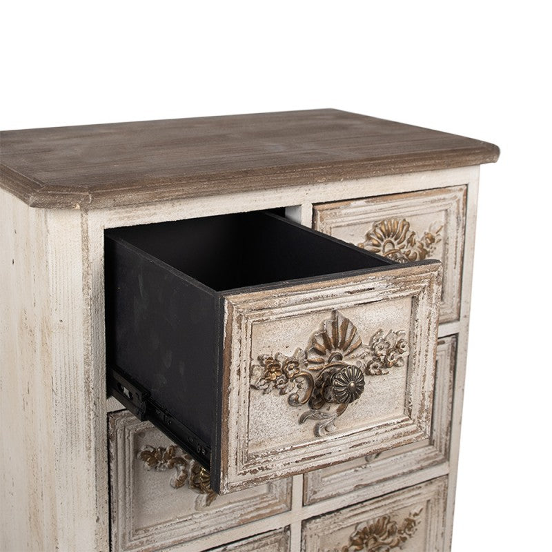 Dressoir 60x37x100 cm Beige Hout Ladekast