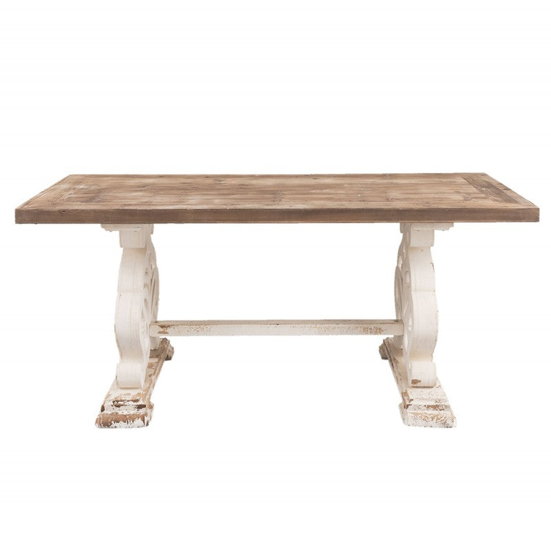 Eettafel 180x90x82 cm Bruin Hout Tafel
