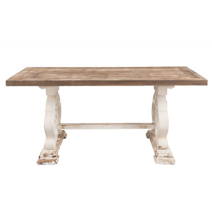 Eettafel 180x90x82 cm Bruin Hout Tafel