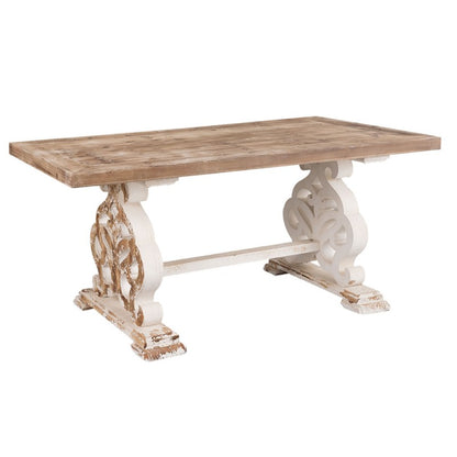 Eettafel 180x90x82 cm Bruin Hout Tafel