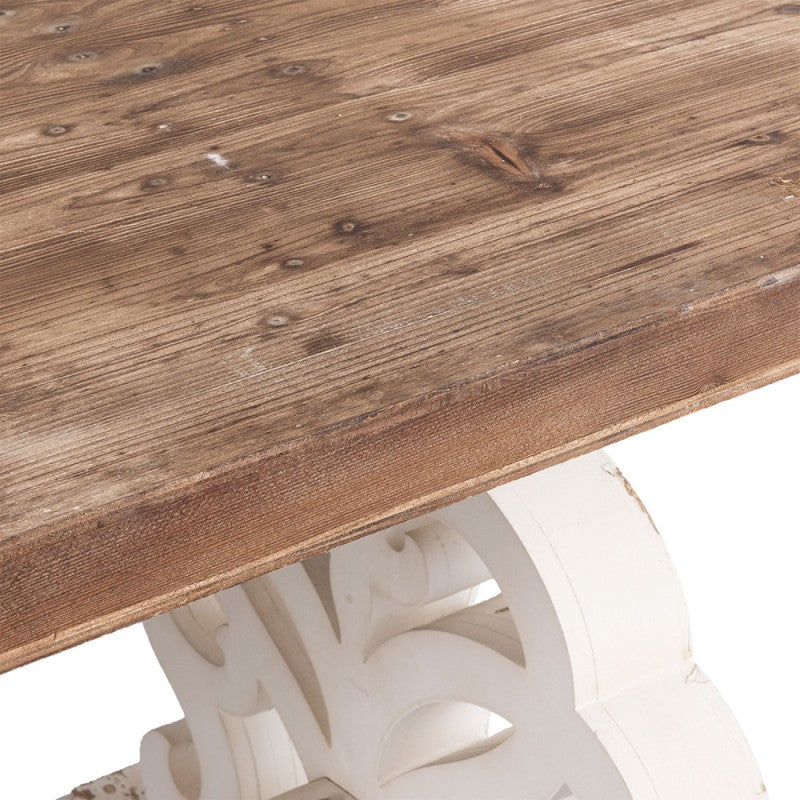 Eettafel 180x90x82 cm Bruin Hout Tafel