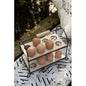 Eierhouder 21x11x20 cm Zwart Hout Eiermand