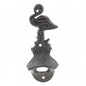 Flesopener 7x4x16 cm Bruin IJzer Flamingo Bieropener