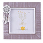 Fotolijst 10x10 cm Grijs Wit Hout Dromenvanger Fotokader