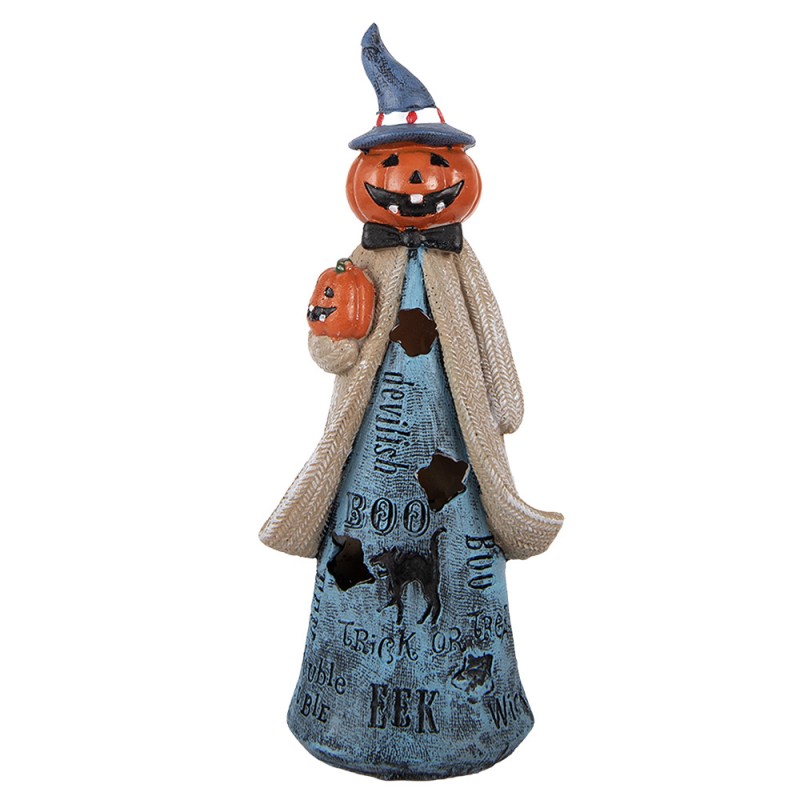 Halloween decoratie 10x8x23 cm Blauw Kunststof