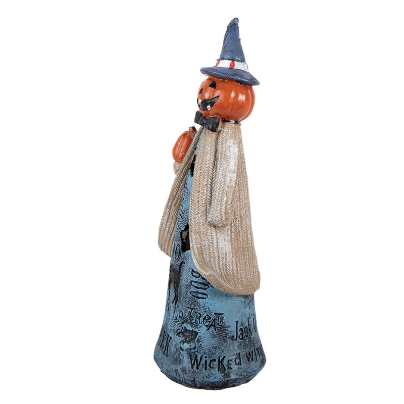 Halloween decoratie 10x8x23 cm Blauw Kunststof