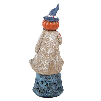 Halloween decoratie 10x8x23 cm Blauw Kunststof