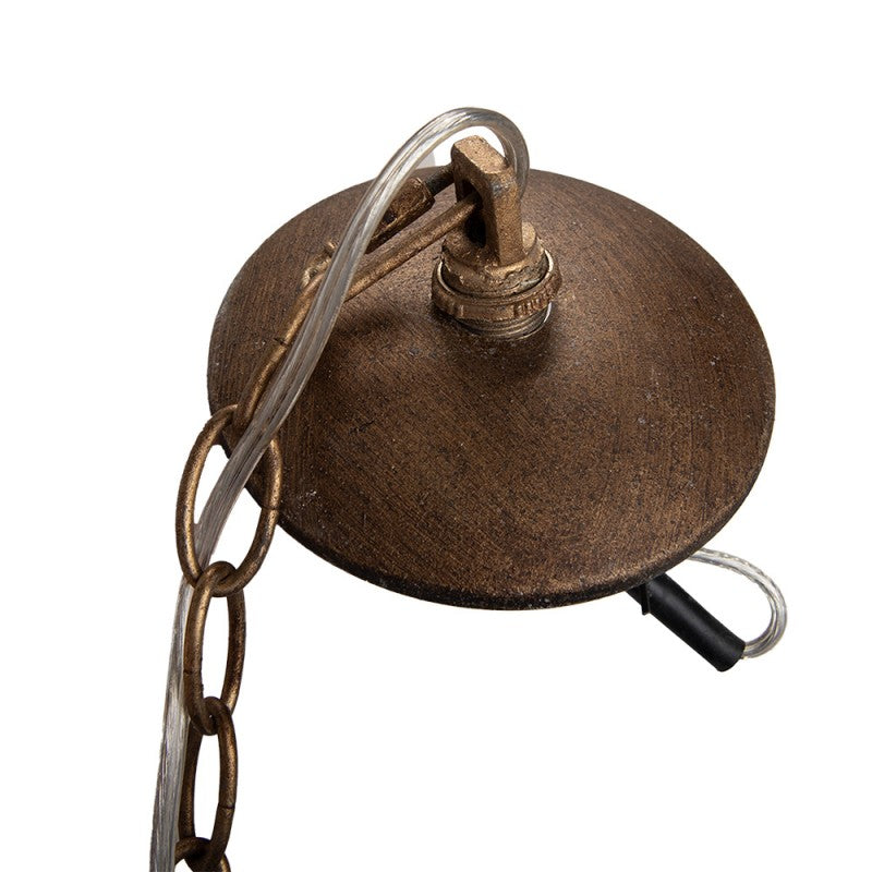 Hanglamp Ø 20x22 cm Goudkleurig Metaal