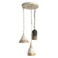 Hanglamp Ø 70x95 cm Wit IJzer Hanglamp Eettafel