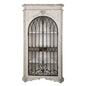 Kast 102x42x190 cm Beige Zwart Hout Opbergkast