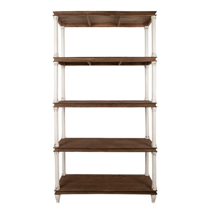 Kast 110x40x210 cm Wit Hout