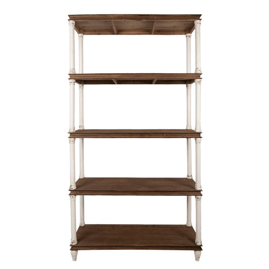 Kast 110x40x210 cm Wit Hout